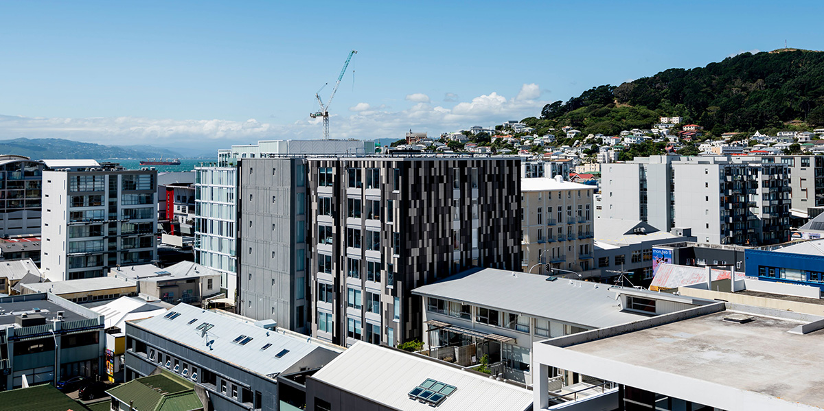 Te Aro 的 Habitat Apartments 公寓项目