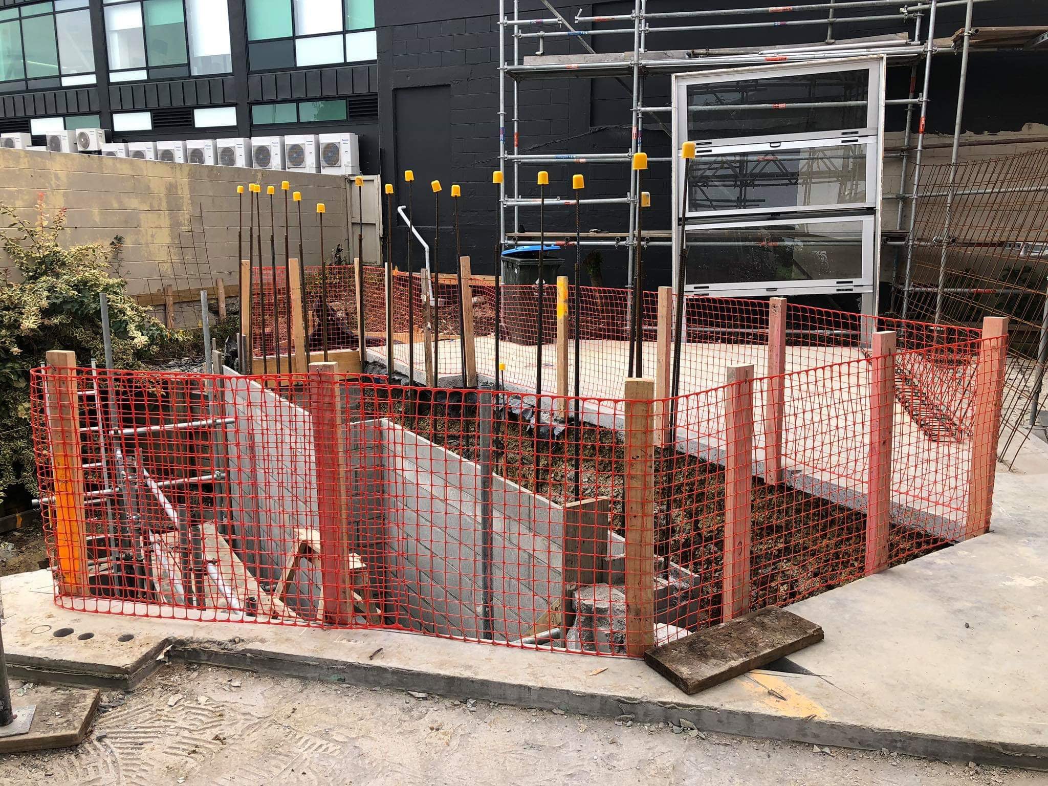 Scarborough Three-Storey Townhouse Foundation Works