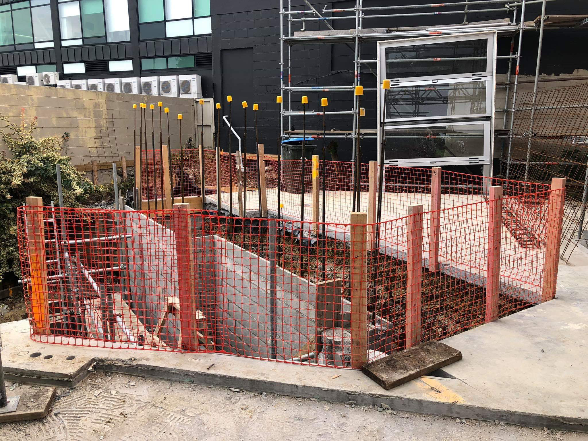 Scarborough Three-Storey Townhouse Foundation Works