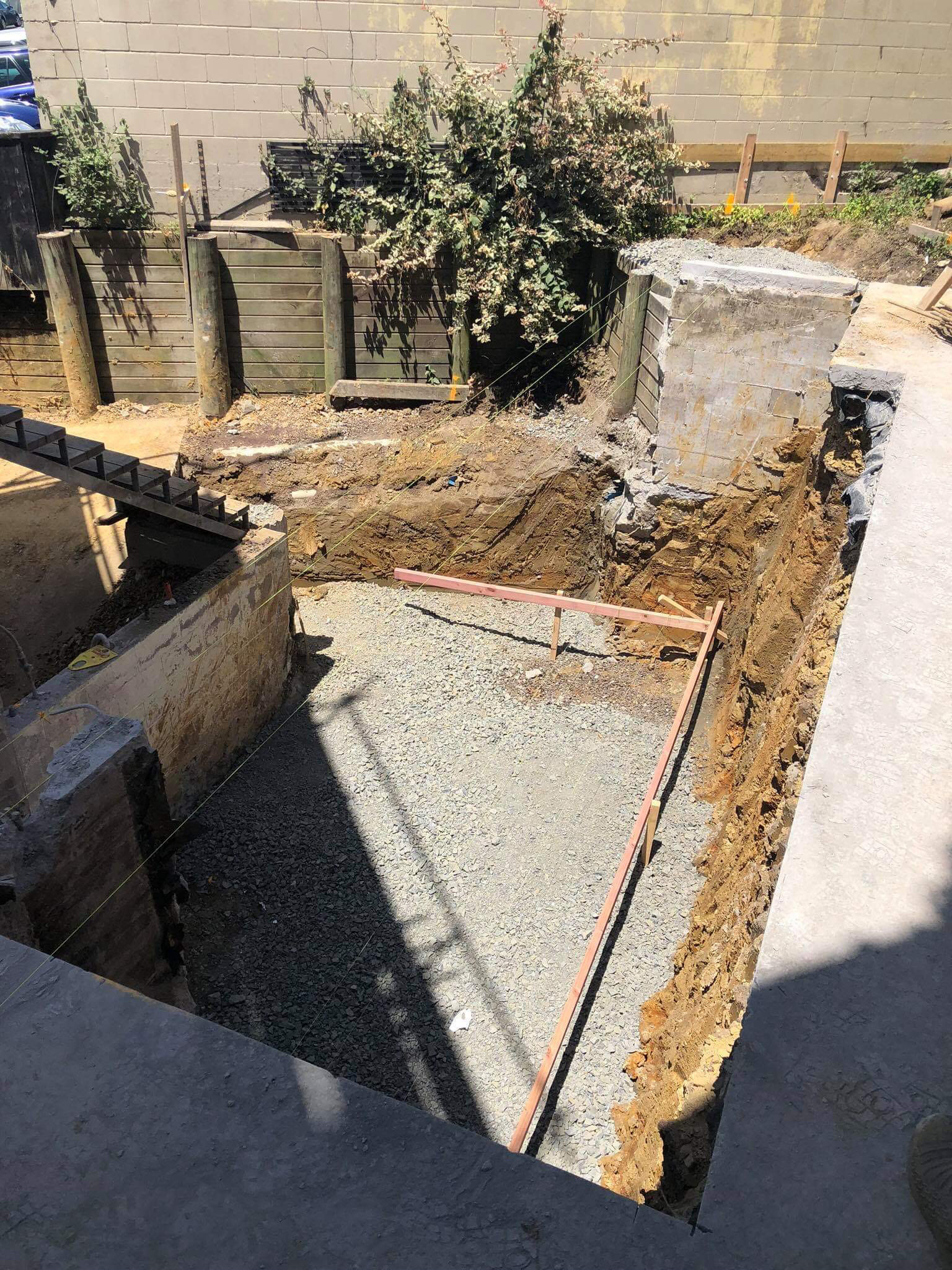 Scarborough Three-Storey Townhouse Foundation Works