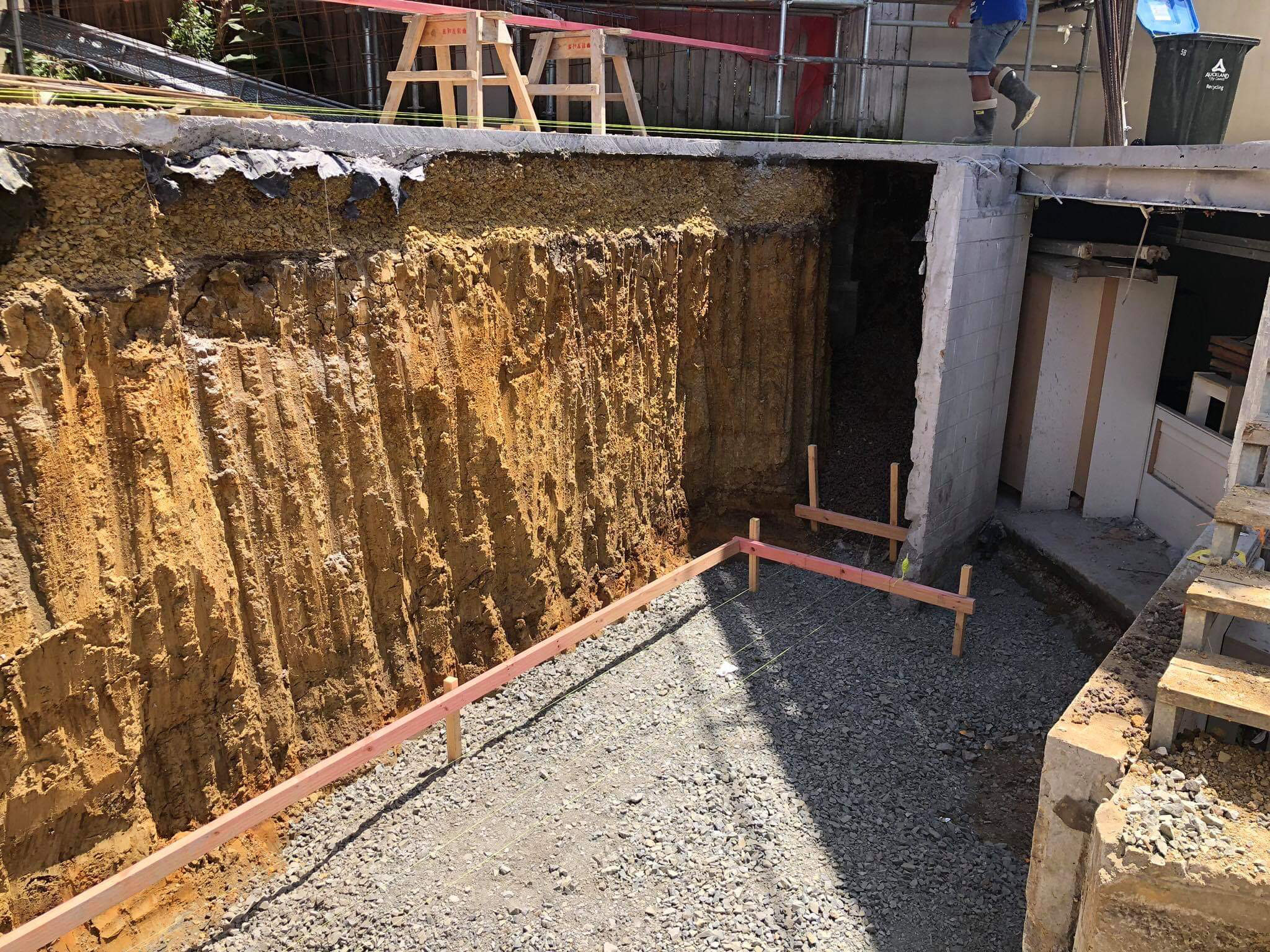 Scarborough Three-Storey Townhouse Foundation Works