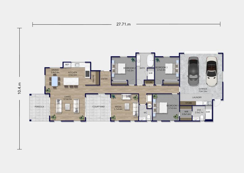 Floor plan · Rolleston Finstock Way New Display Home