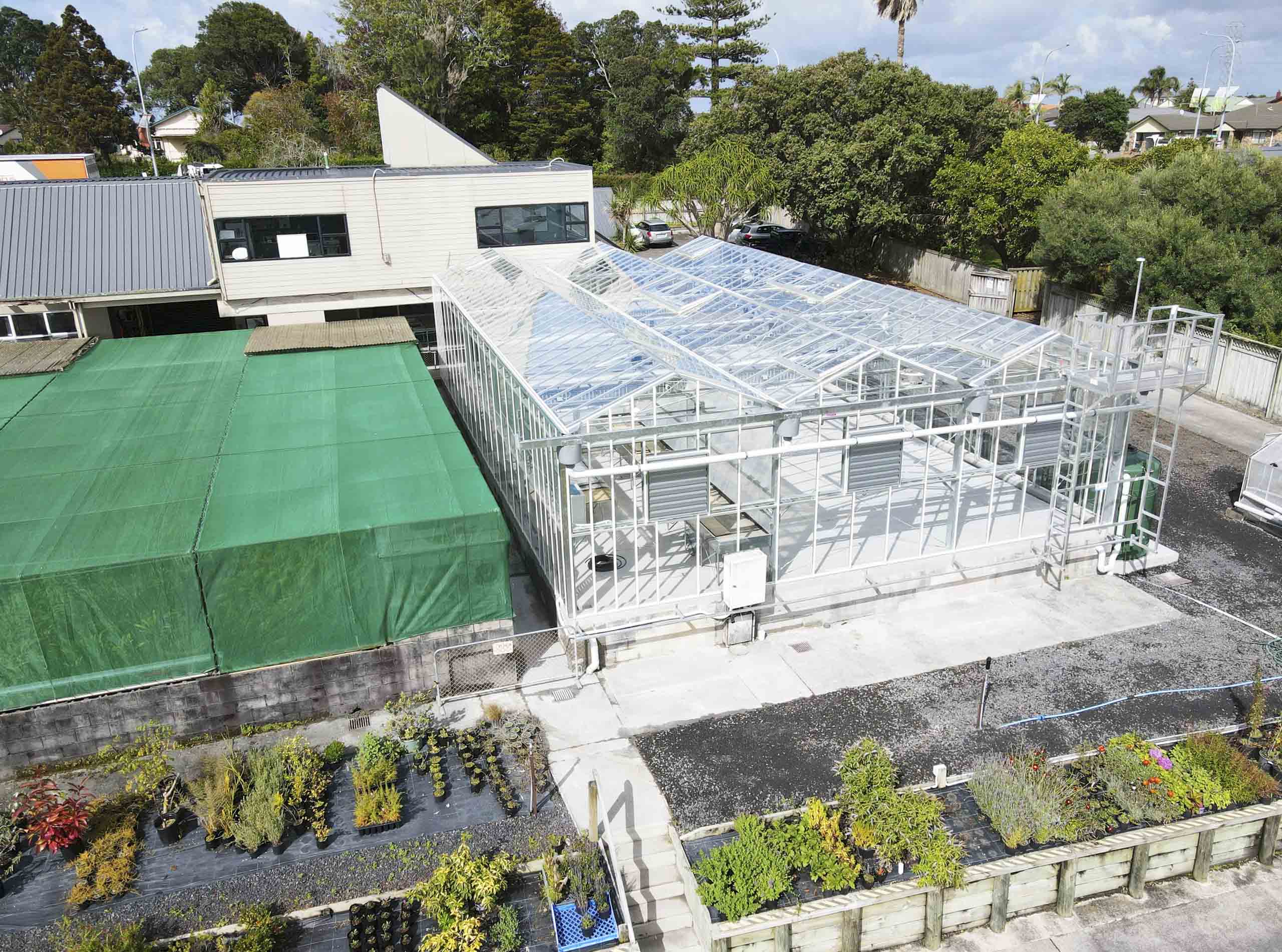 Auckland Botanic Gardens Propagation Greenhouse