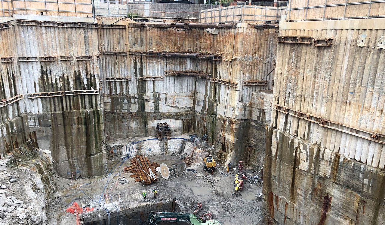 Parramatta Riverside項目樁基與支護工程