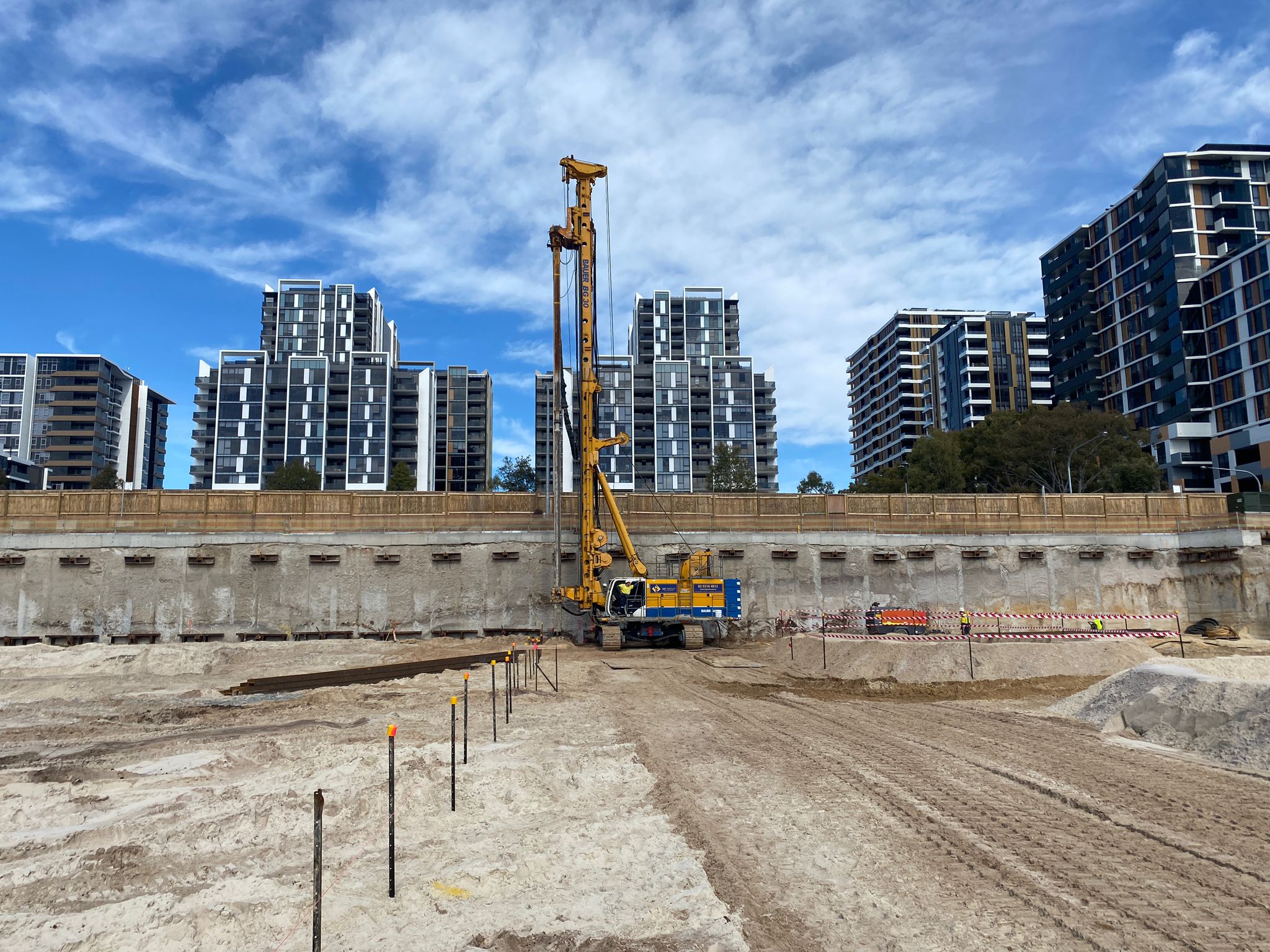 Pagewood Phase 2 - Công trình cọc và chống đỡ