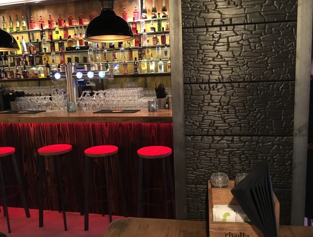 Auckland Bar Charred Wood Cladding Wall