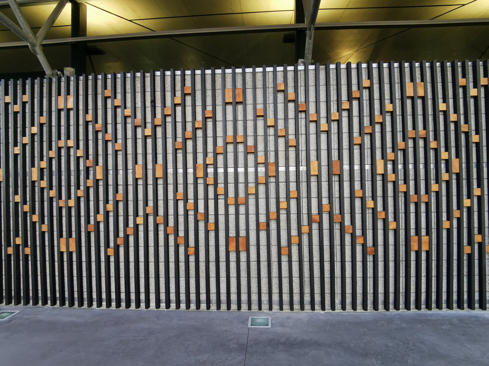 Hamilton Airport Charred Accoya Timber Cladding Wall