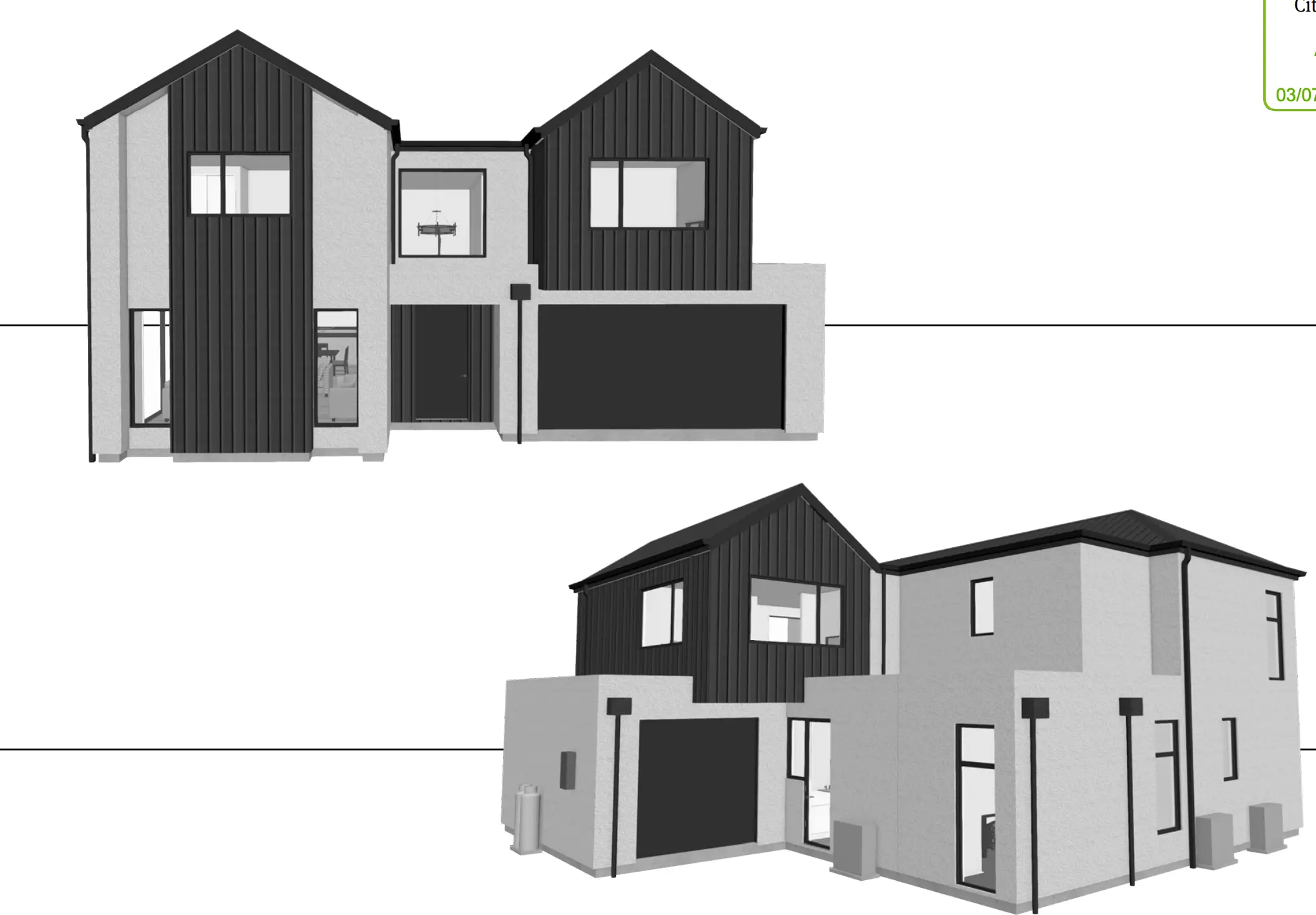 平面图 · St Albans Abberley Crescent 四卧新居