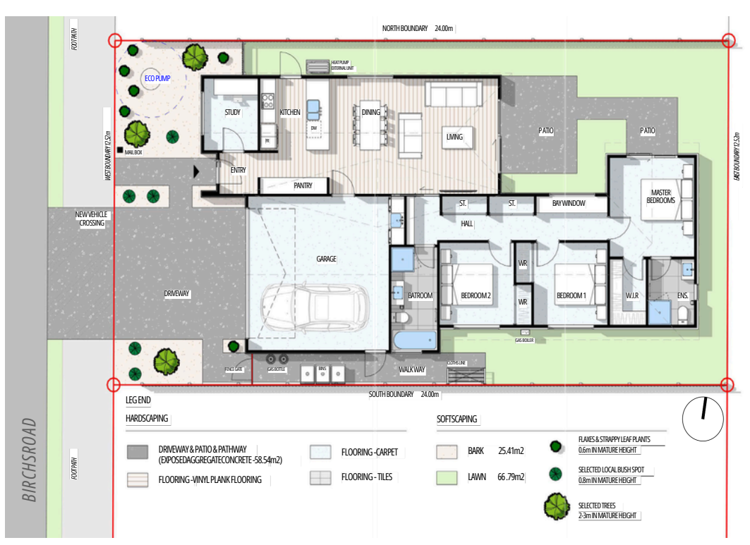 Floor plan · Prebbleton 3 Bedroom 2 Bathroom Detached House
