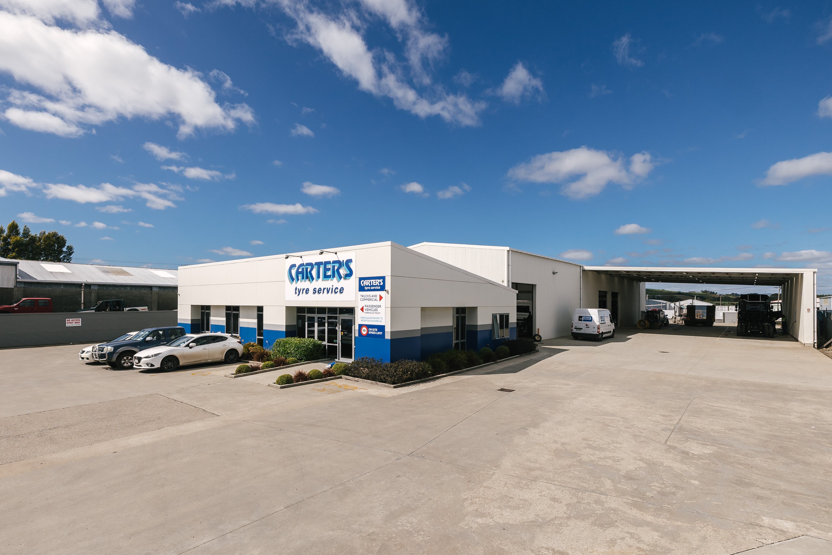 Carter Tyre Service Shop Building Project