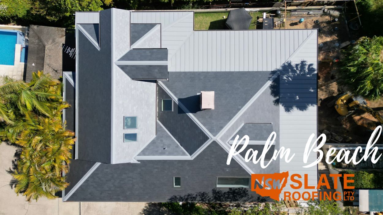 Old House in Palm Beach Gets New Welsh Slate Roof