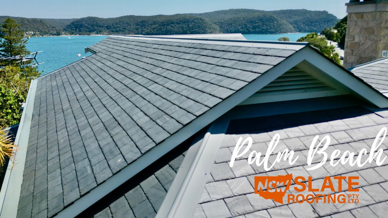 Old House in Palm Beach Gets New Welsh Slate Roof
