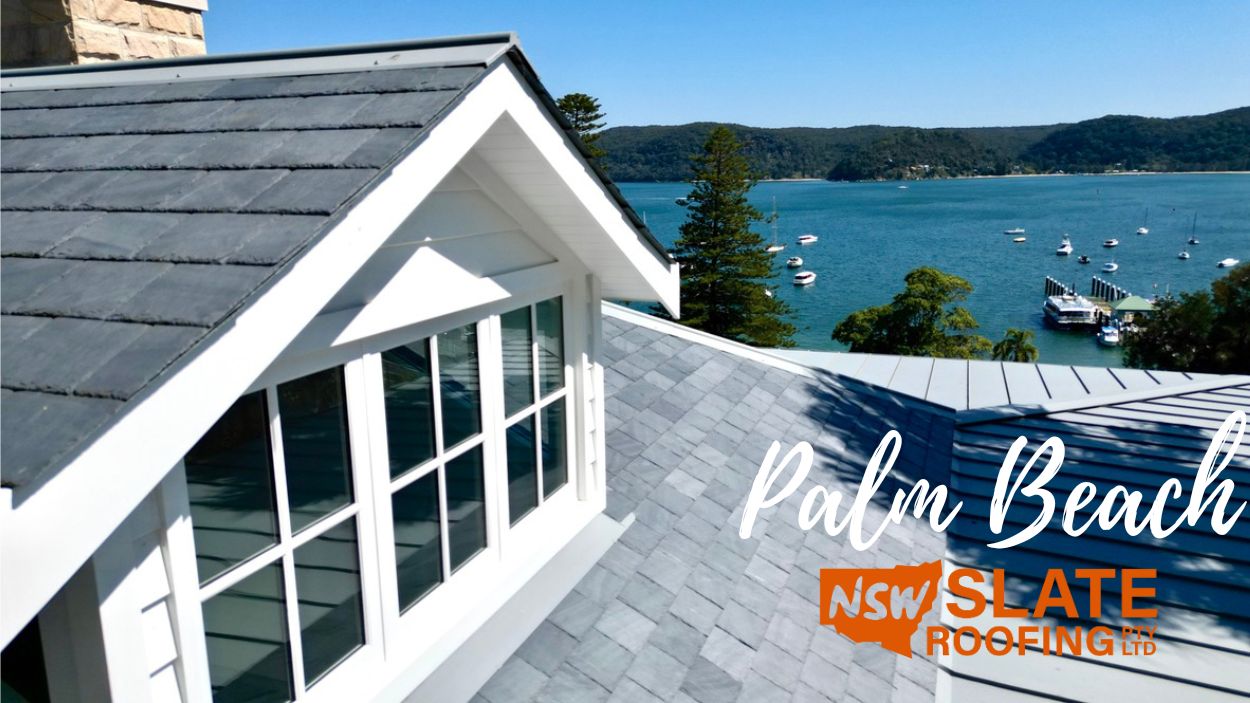Old House in Palm Beach Gets New Welsh Slate Roof