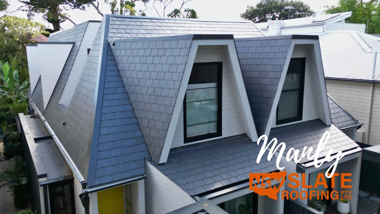 Manly 住宅新石板瓦屋頂安裝