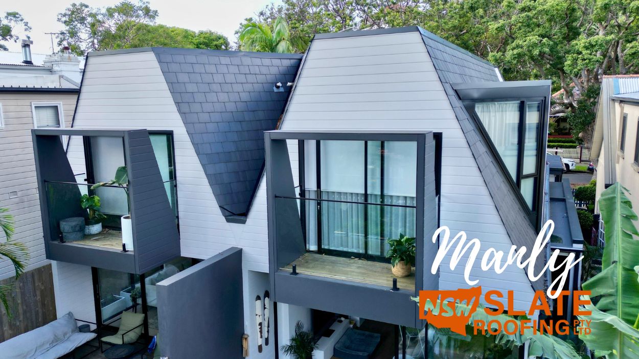 Manly 住宅新石板瓦屋頂安裝