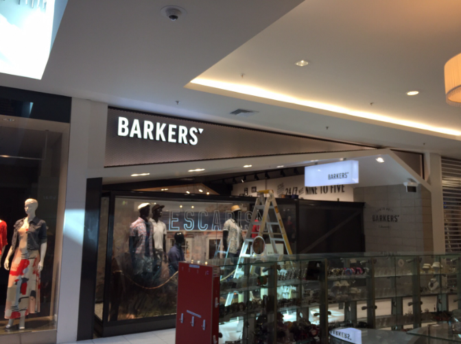 Lower Hutt Queensgate商场Barkers店铺装修