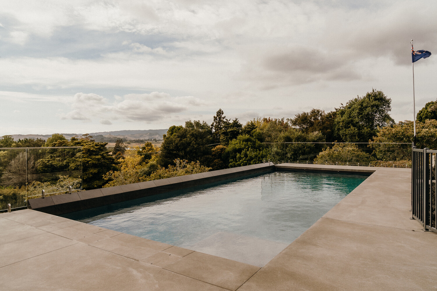 Clevedon Pool House and Pool Construction