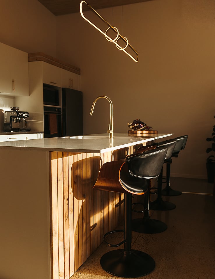 Otorohanga Modern Columned Shed Residence