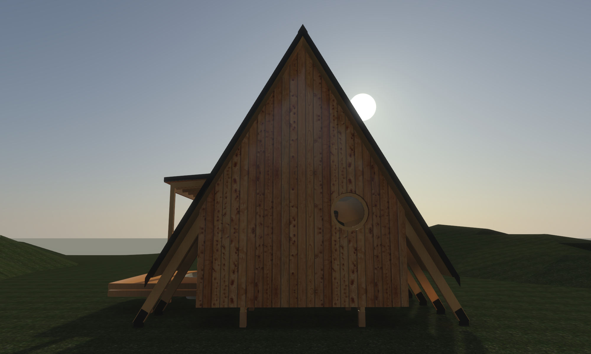 Arrowtown A-Frame Guest Room