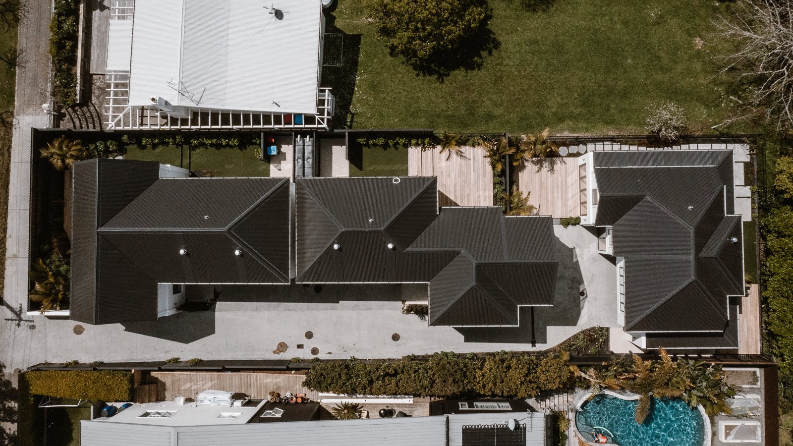 Floor plan · Auckland Point Chevalier Three-Unit Residential Subdivision Development
