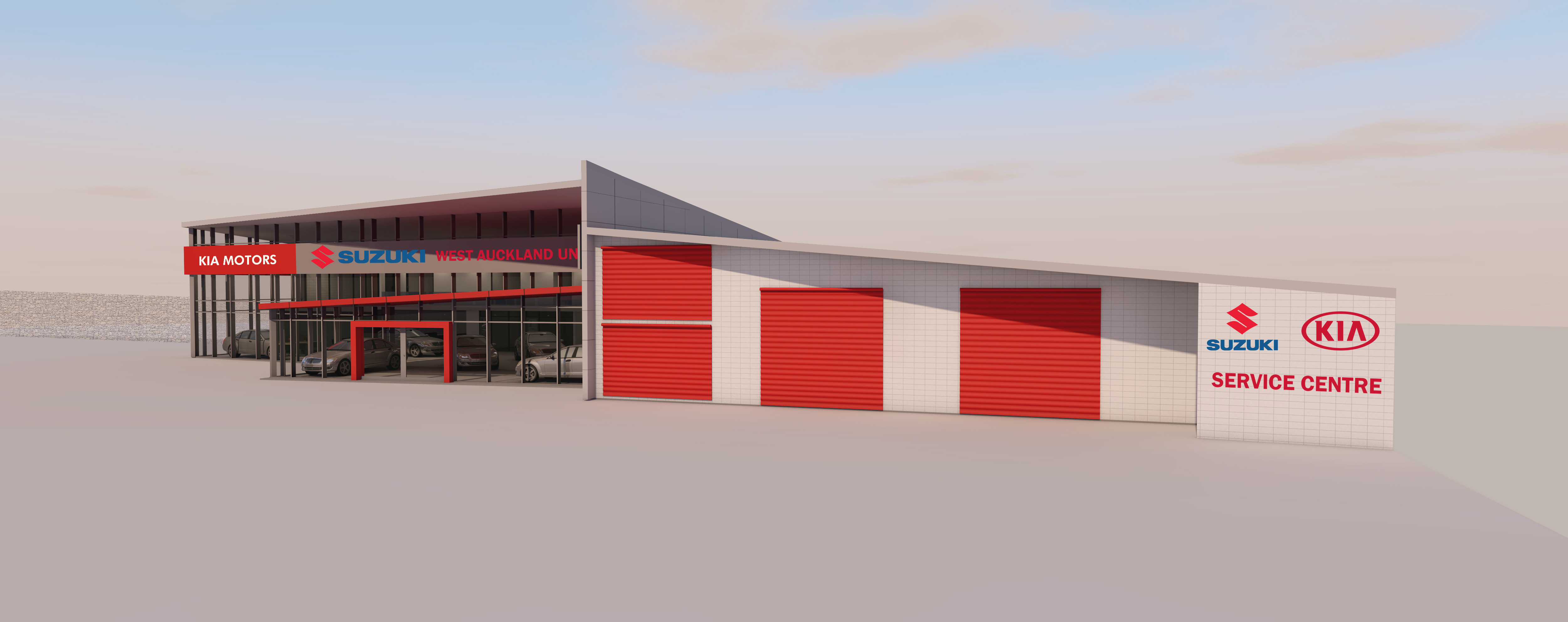 West City Kia & Suzuki Showroom Project
