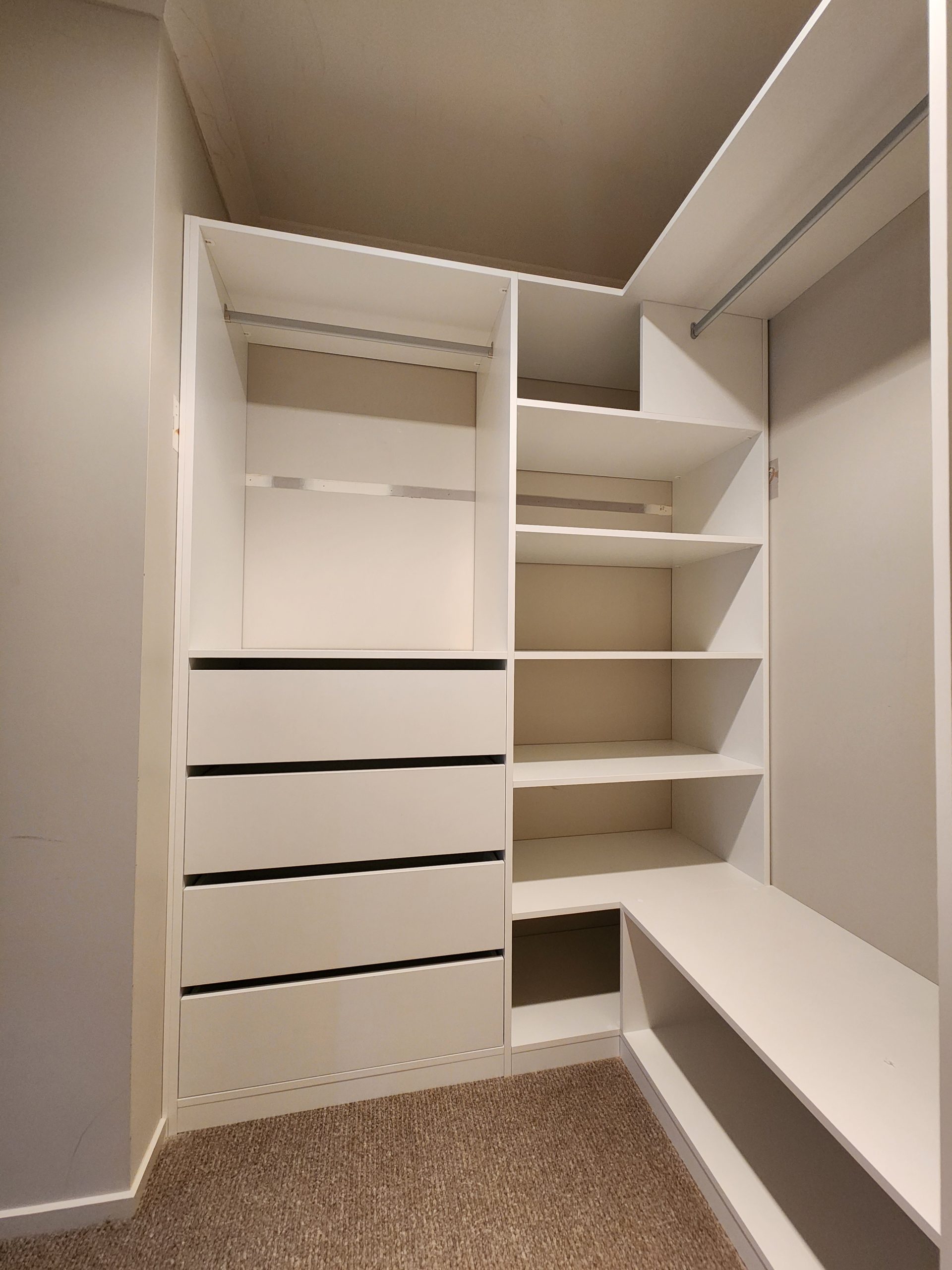 Orewa Custom Walk-in Wardrobe