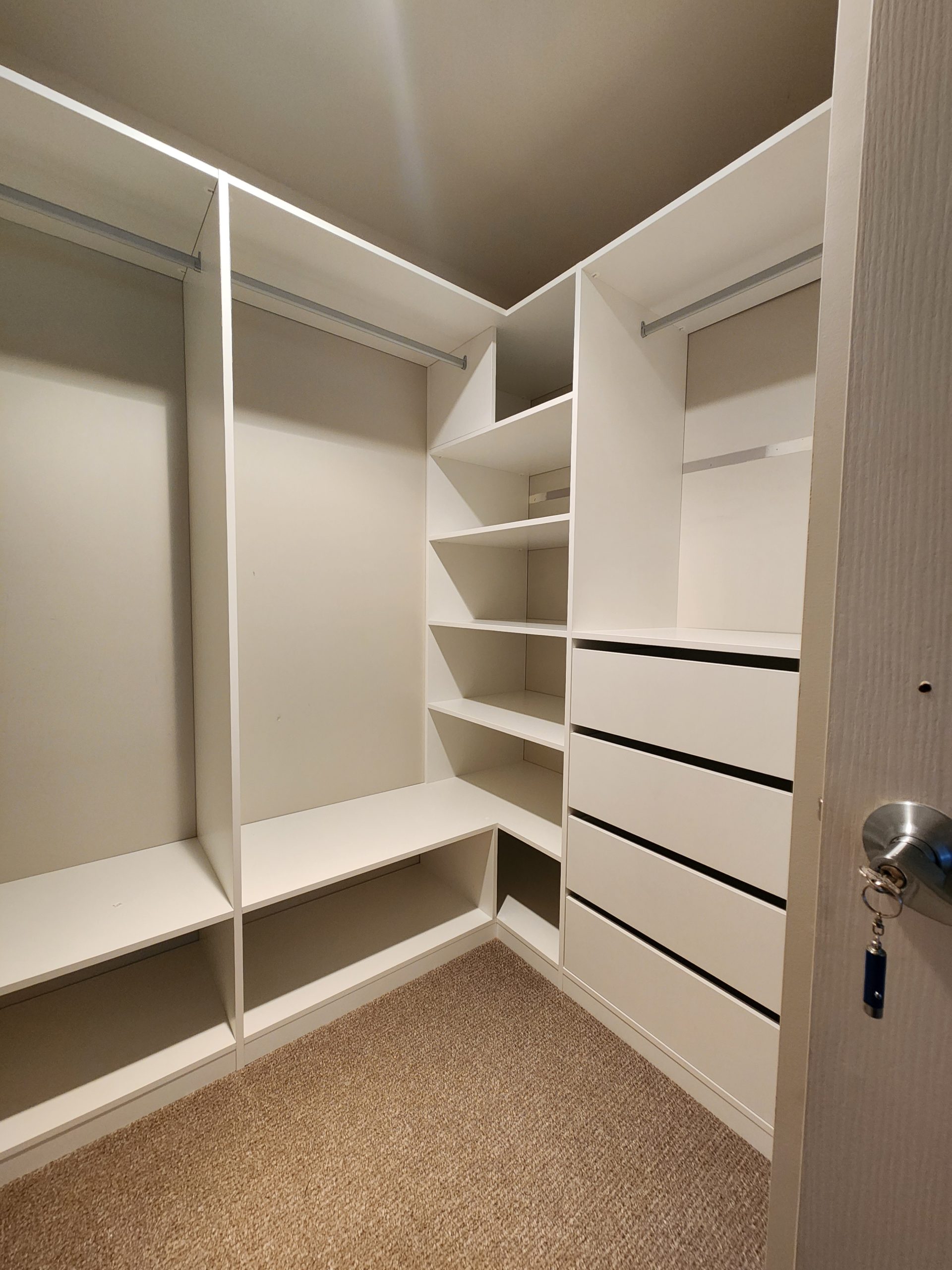 Orewa Custom Walk-in Wardrobe