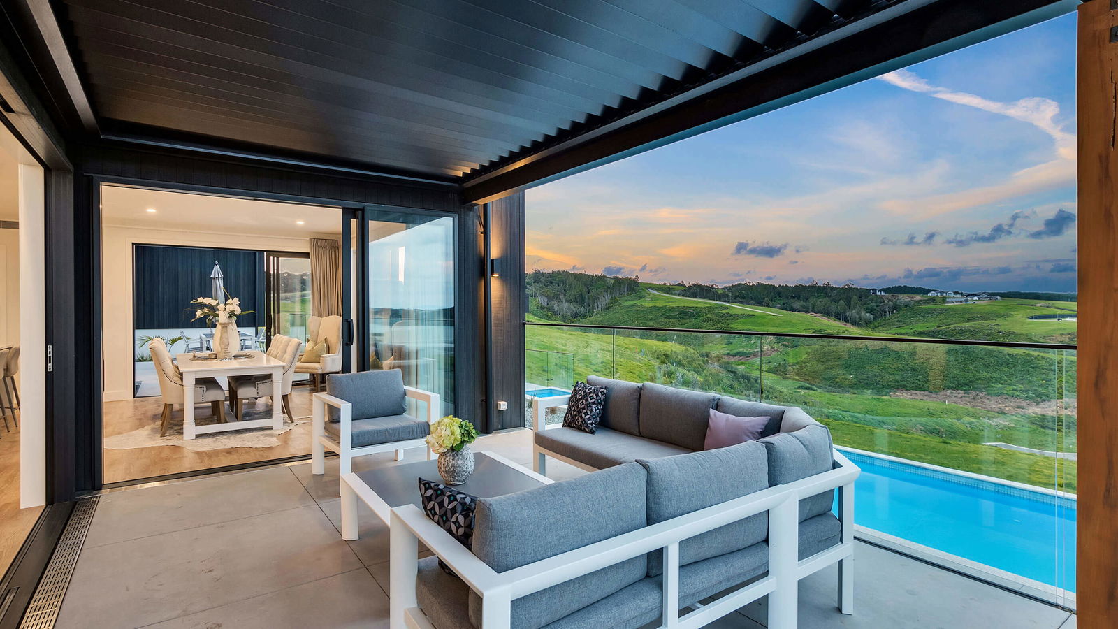 Modern Residence on a Sloping Waterfront Site at Weiti Bay