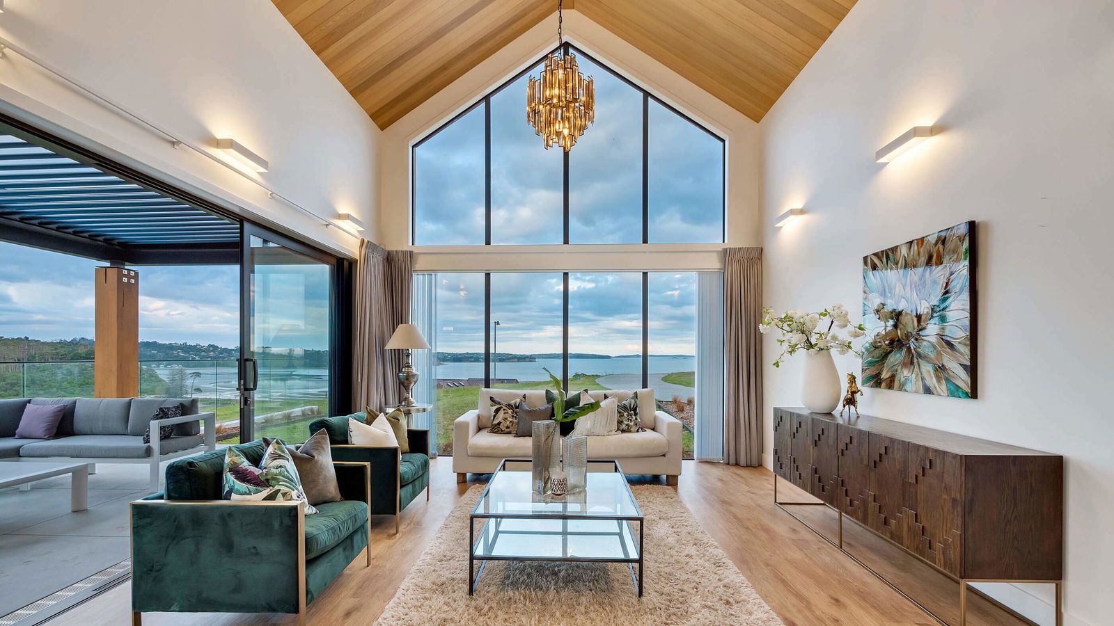 Modern Residence on a Sloping Waterfront Site at Weiti Bay