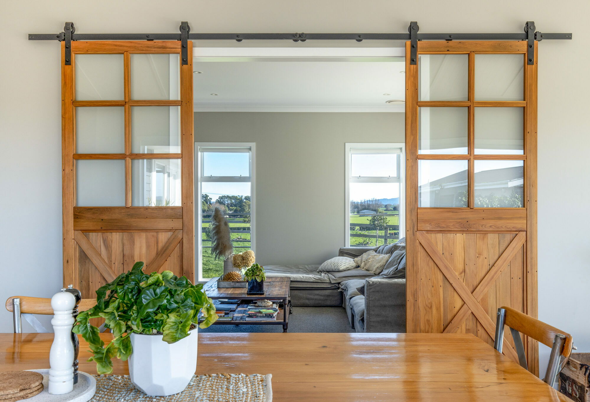 Gordonton Farmhouse Rebuild with Classic Industrial Style