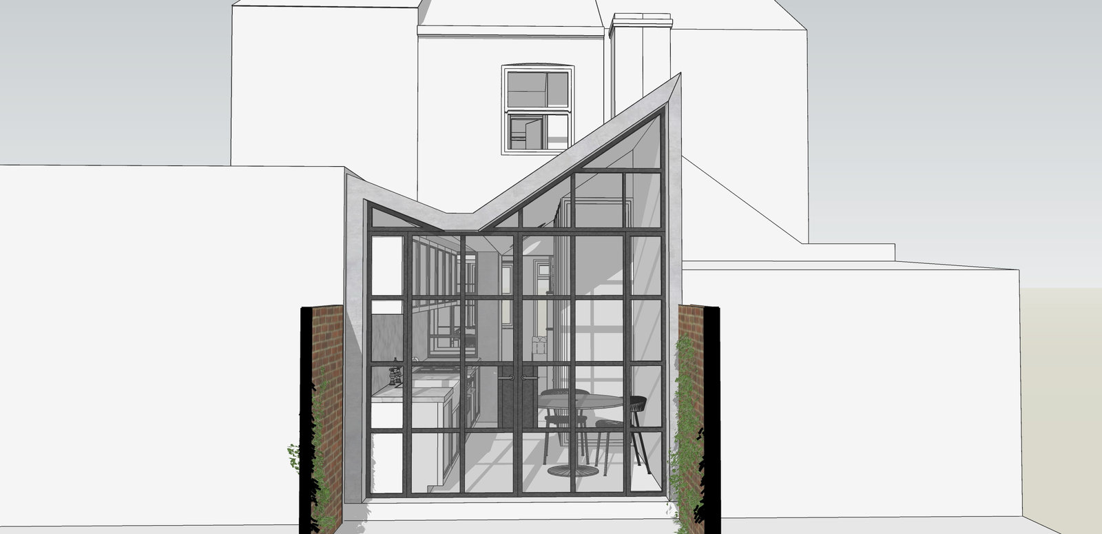 Paddington Narrow Terrace House Ground Floor Extension Renovation Case Study