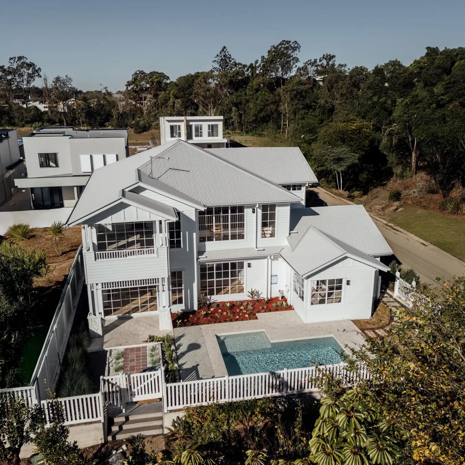Ashgrove現代Hamptons風格訂製住宅