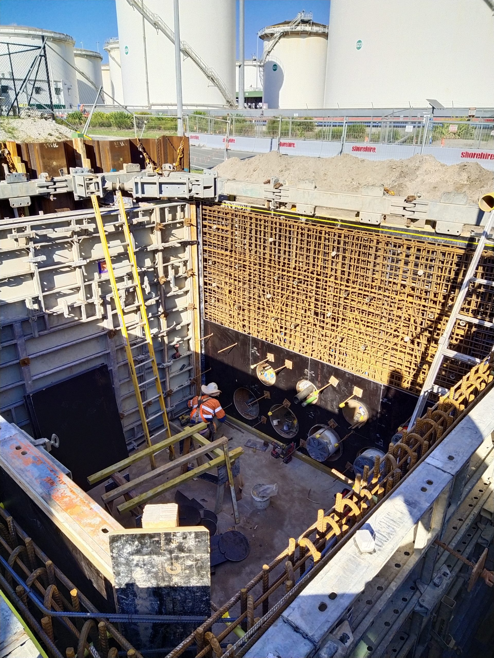 Port Botany Vopak Terminal Reinforced Concrete Works