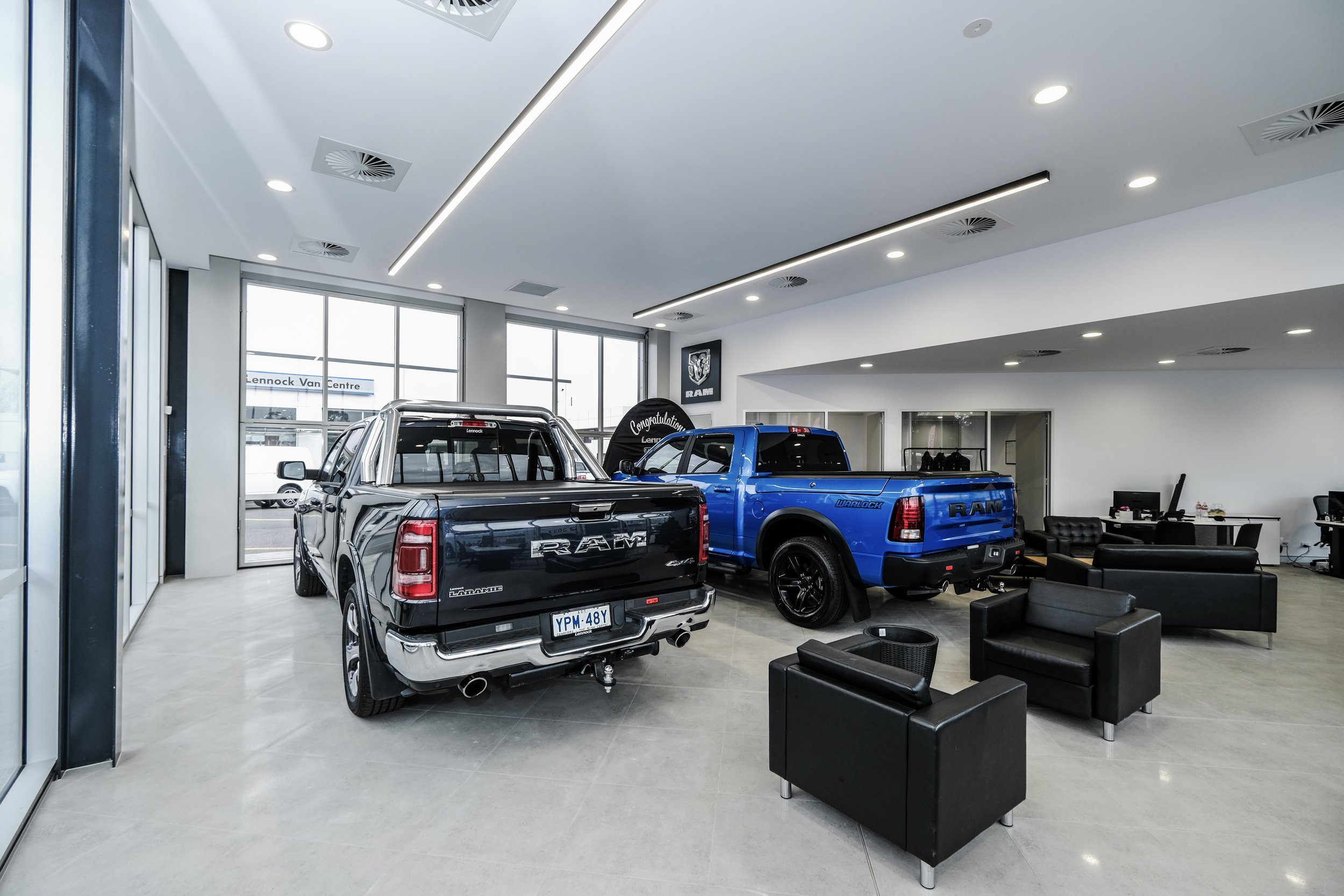 Phillip Lennock Ram Used Car Showroom Expansion and Renovation