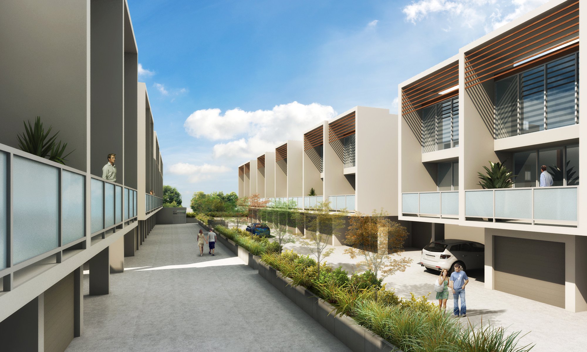 مشروع منازل Emerald Terraces المتراصة