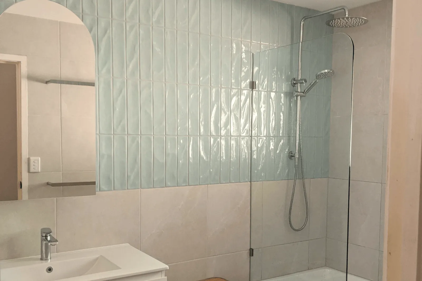Calamvale Bathroom Renovation, Modern Minimalist Style