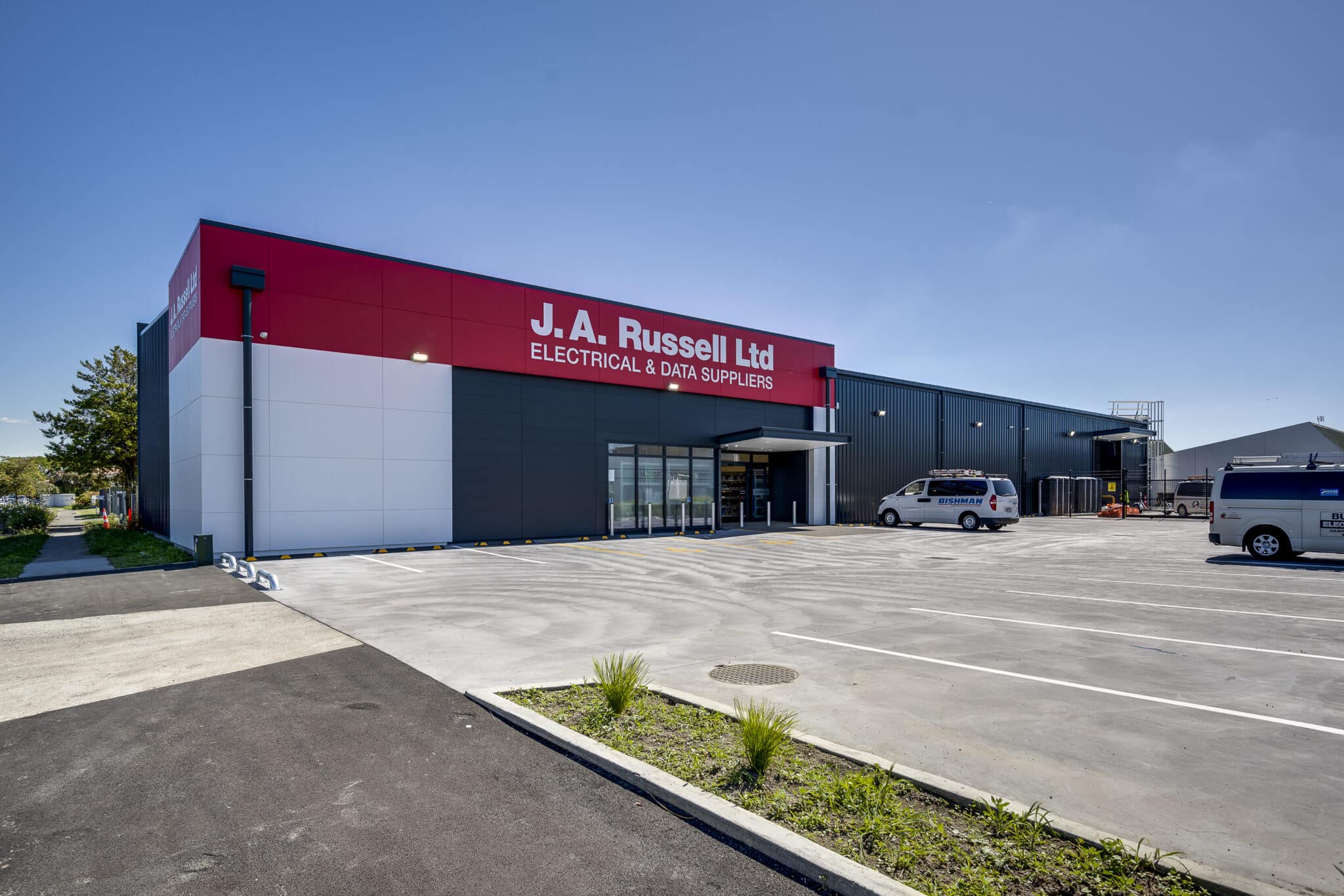JA Russell Commercial Warehouse Project, Hastings