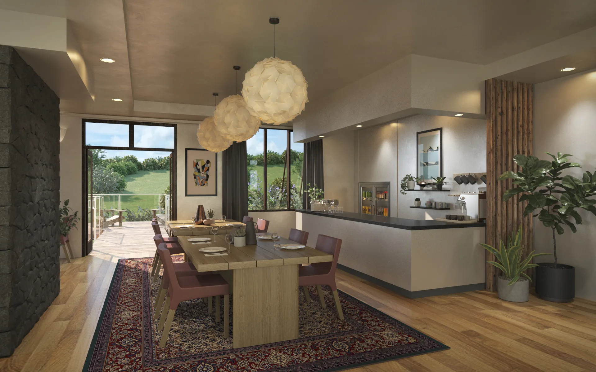 Hapuku Lodge Hotel Dining Area Renovation