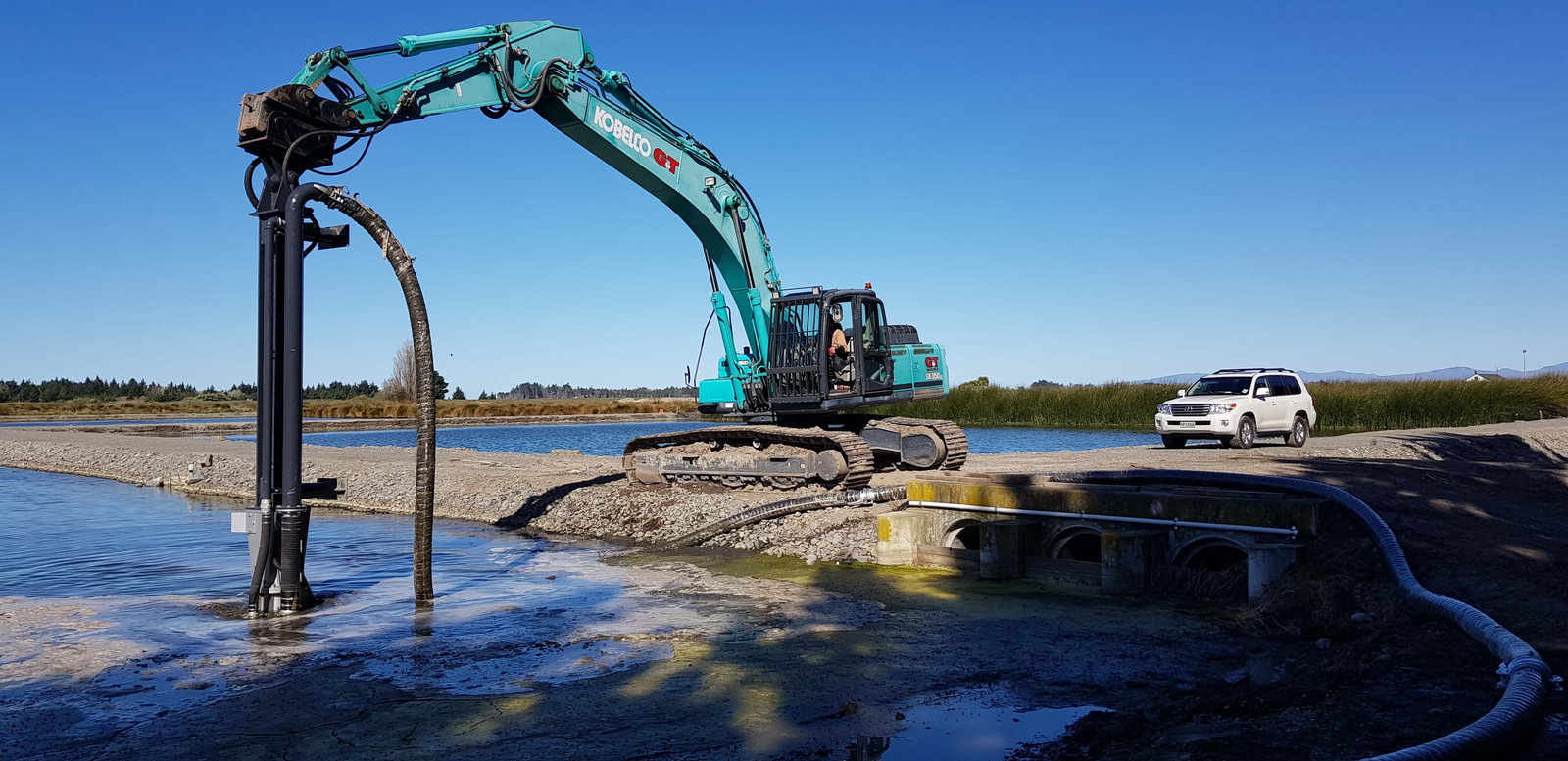 Kaiapoi 氧化塘清淤工程