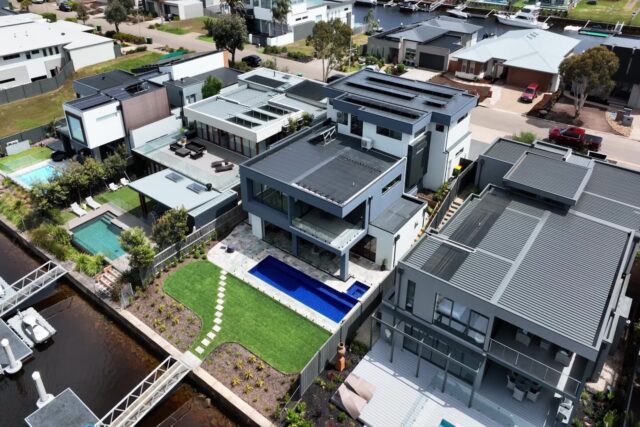 Martha Cove Three-Level Waterfront Residence