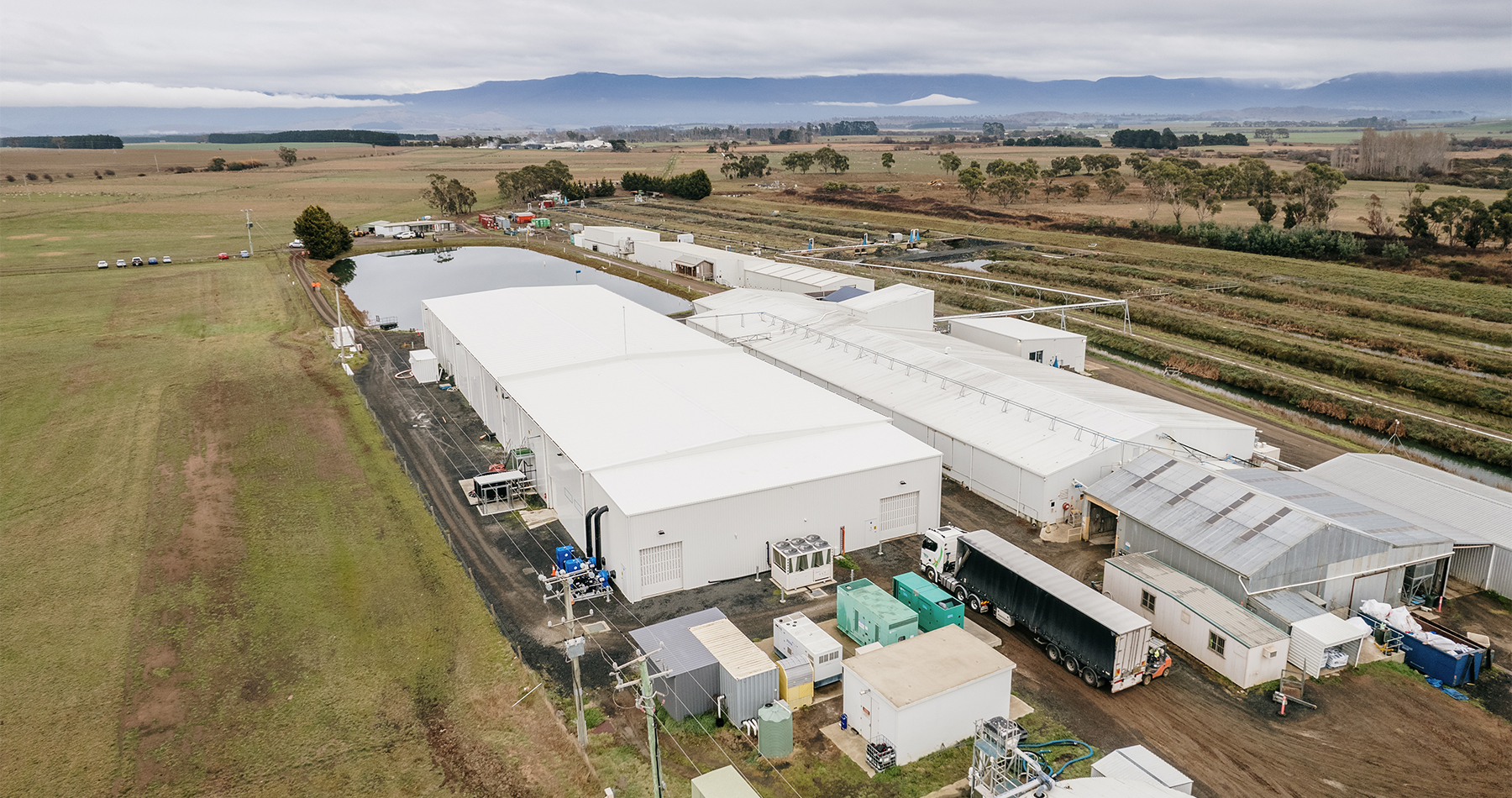 Xây dựng Trại ương Petuna Australia Cressy