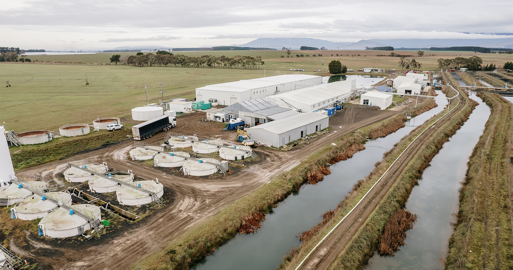 Petuna Australia Cressy Hatchery Construction