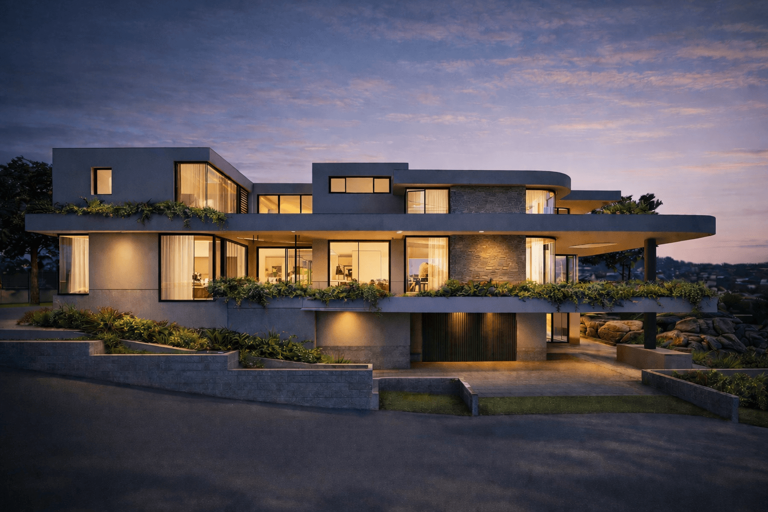 Blakehurst Duplex, Balancing Privacy and Views