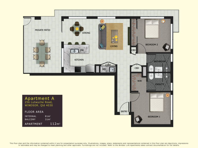 مخطط الطابق · مشروع إسكان حكومي Windsor QBuild