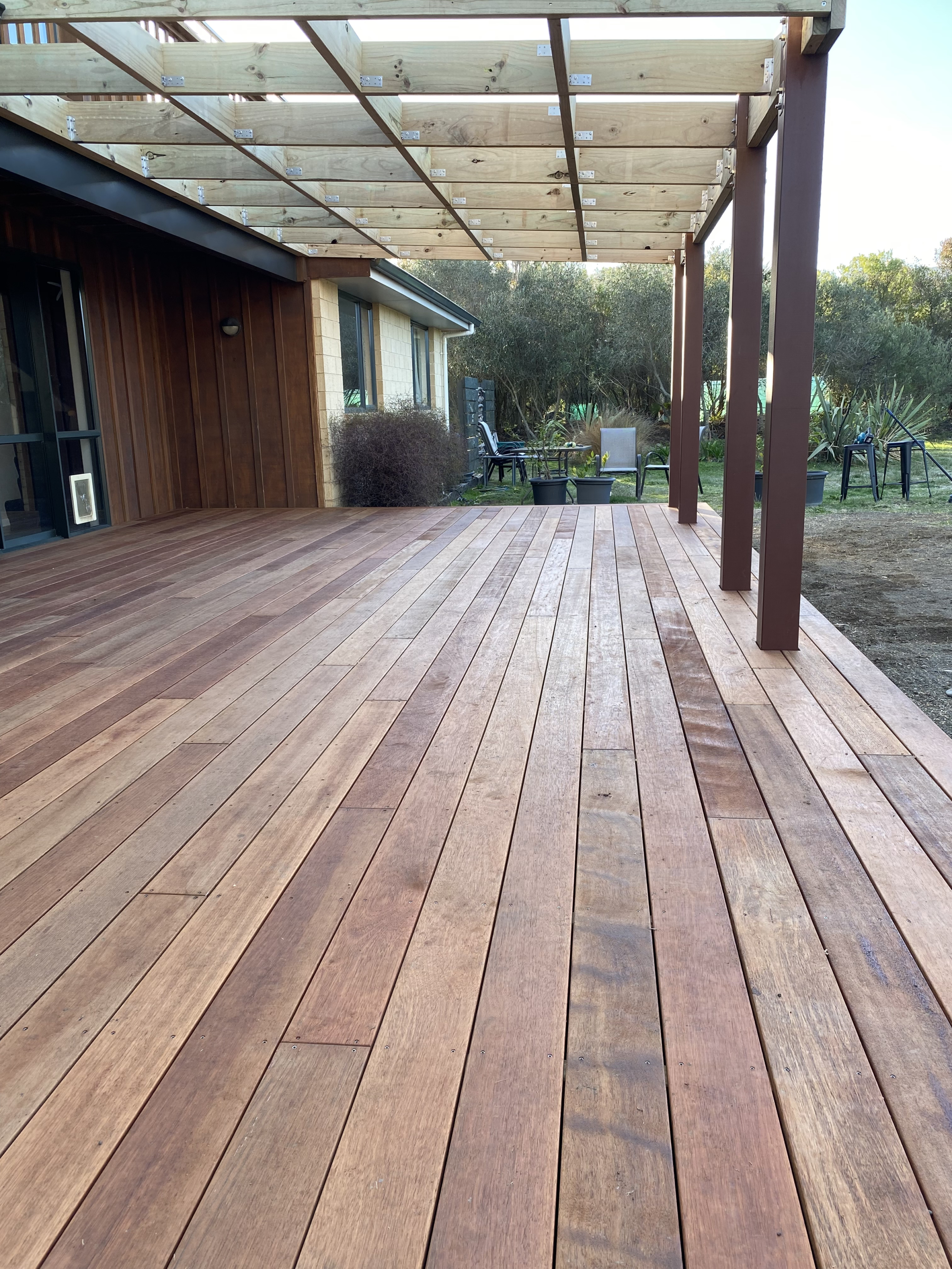 Rarangi Deck and Pergola Construction