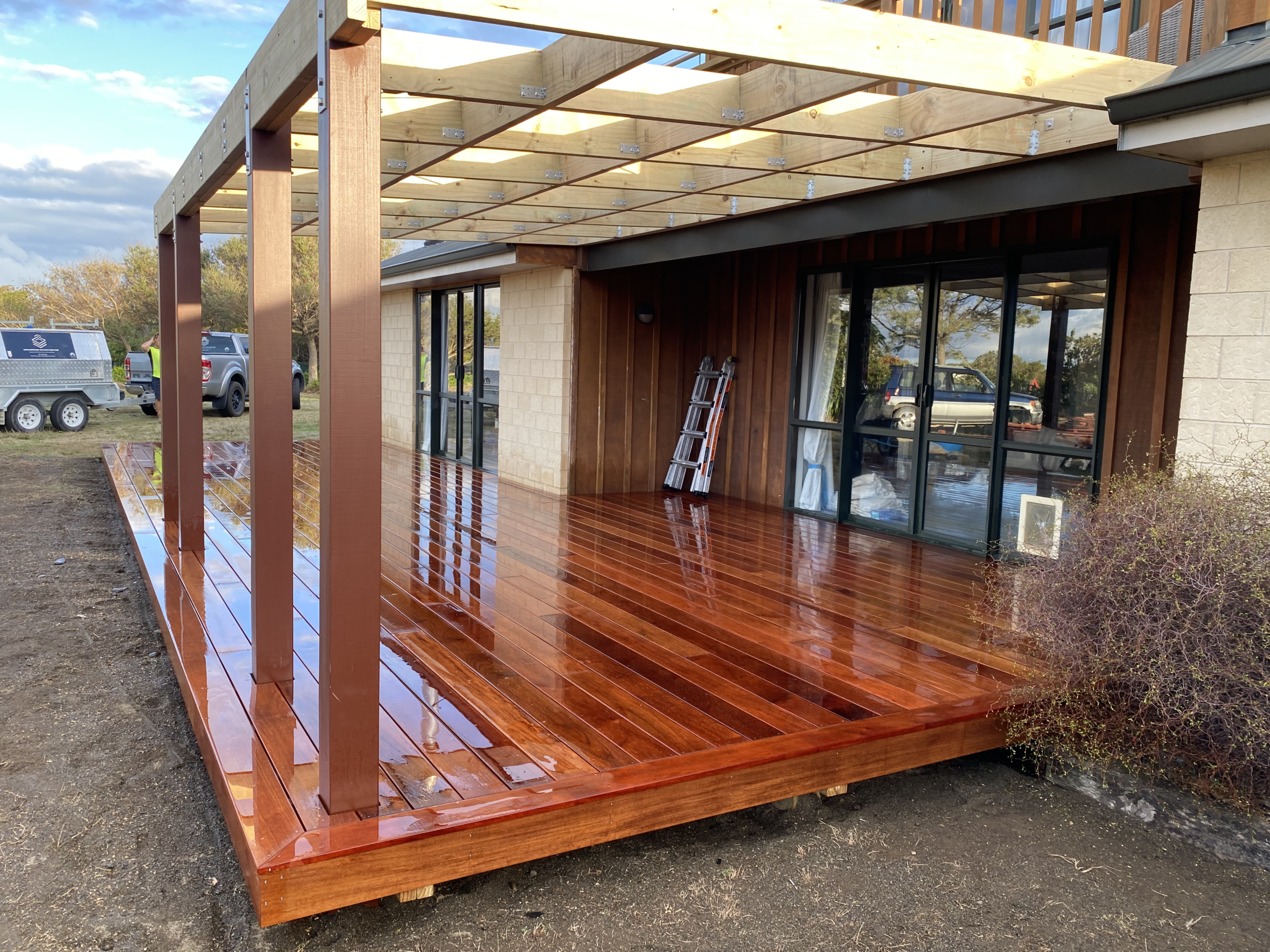 Rarangi Deck and Pergola Construction
