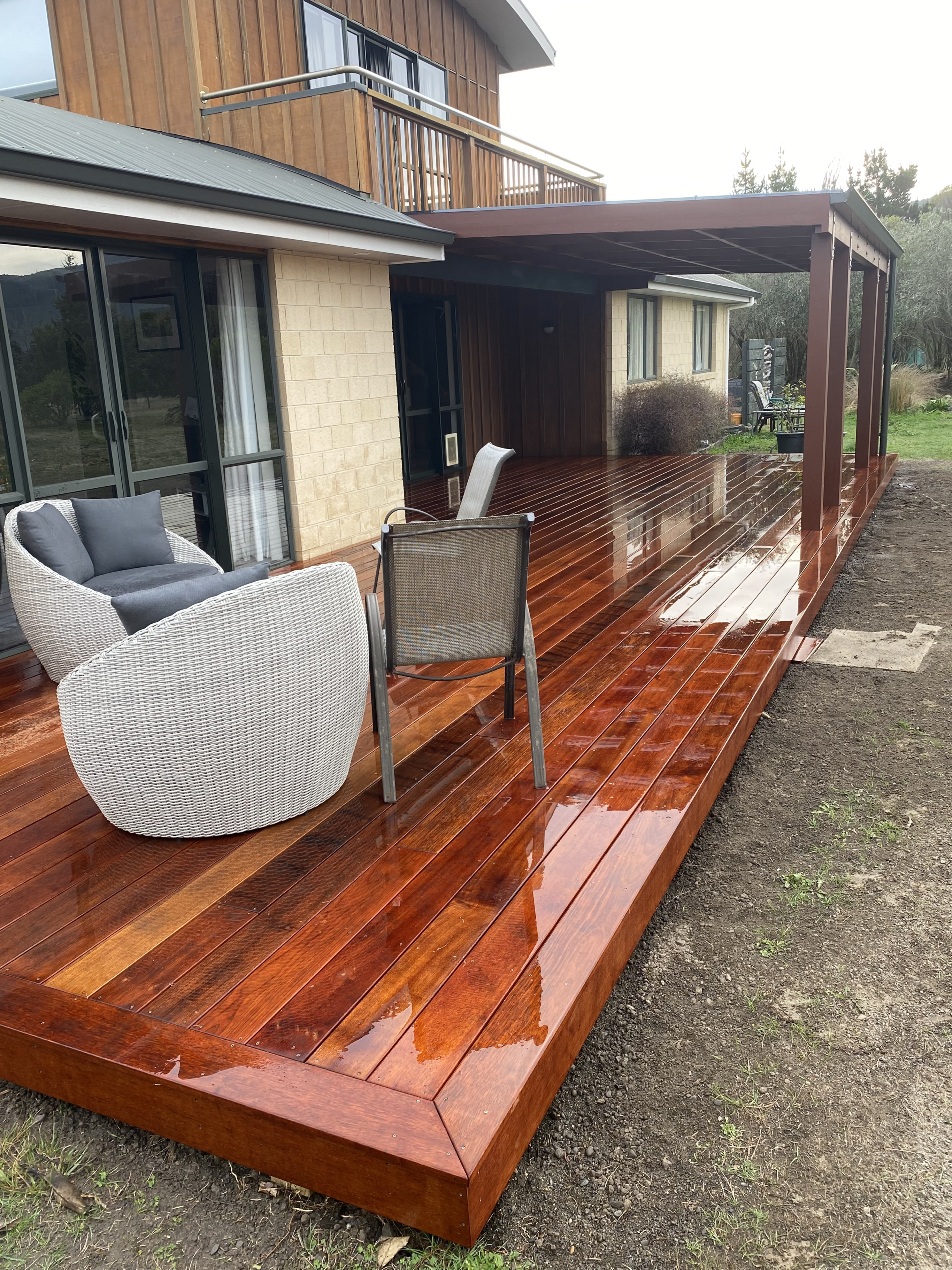 Rarangi Deck and Pergola Construction