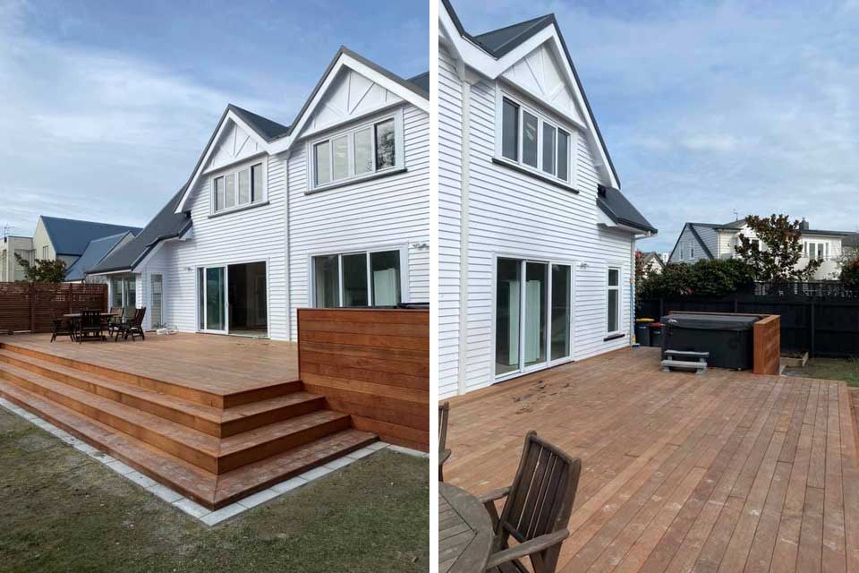 Shirley住宅地震维修及新建Kwila木甲板