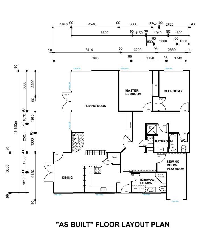 Floor plan · Auckland Hillcrest residential complete renovation case study