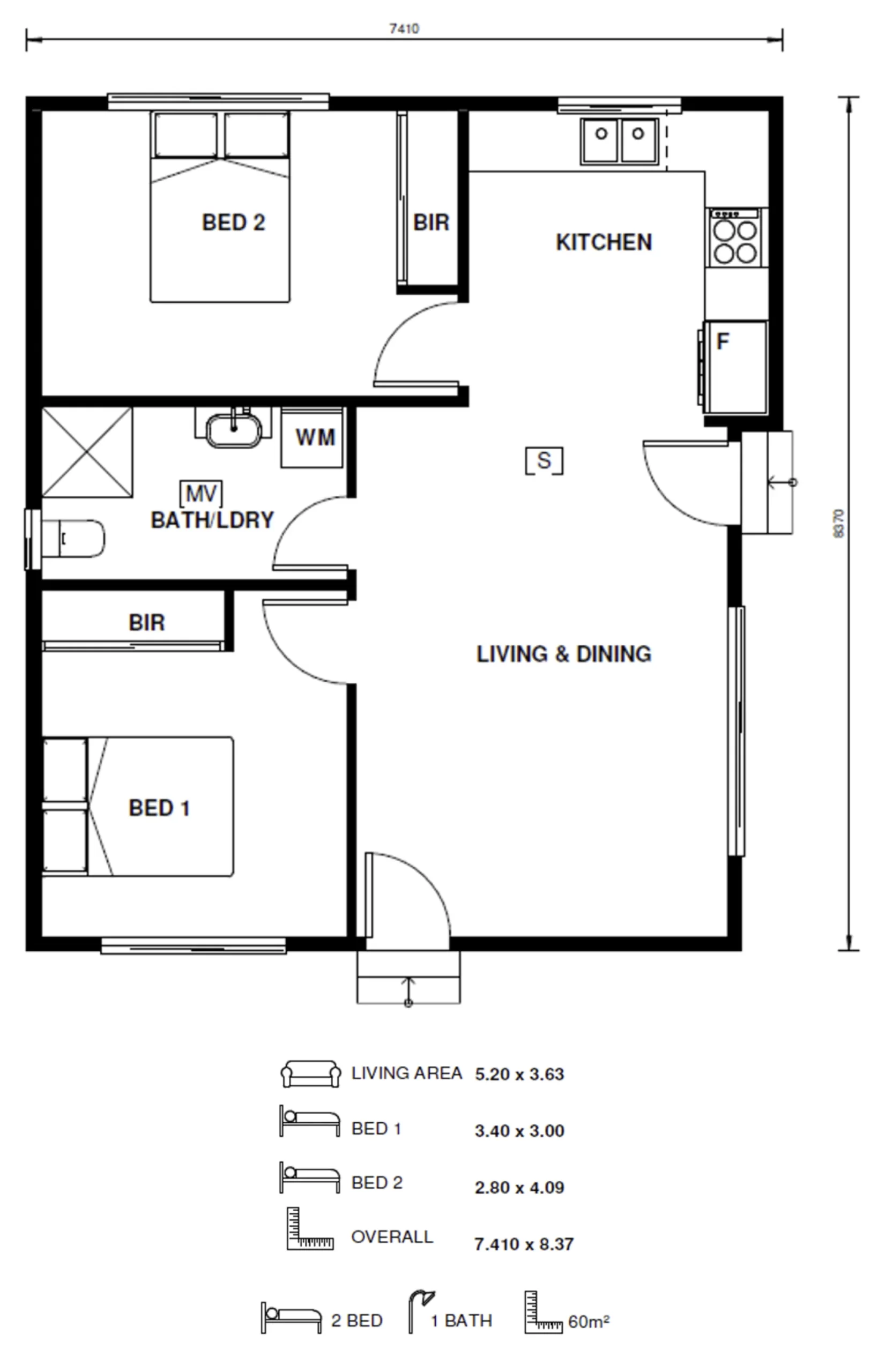 Tregear两卧室独立车库小屋项目